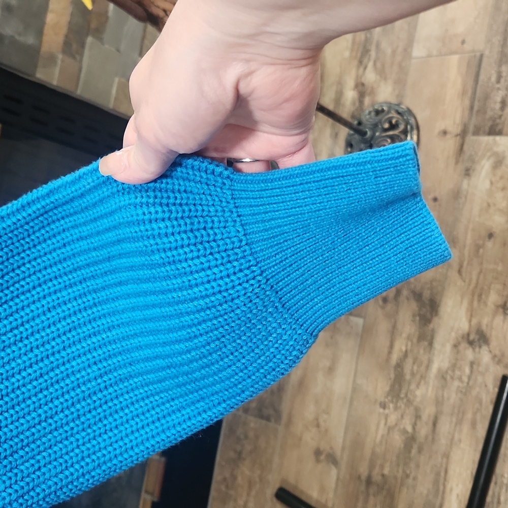 NWT LOFT Ribbed Collared Sweater - Picture 4 of 8